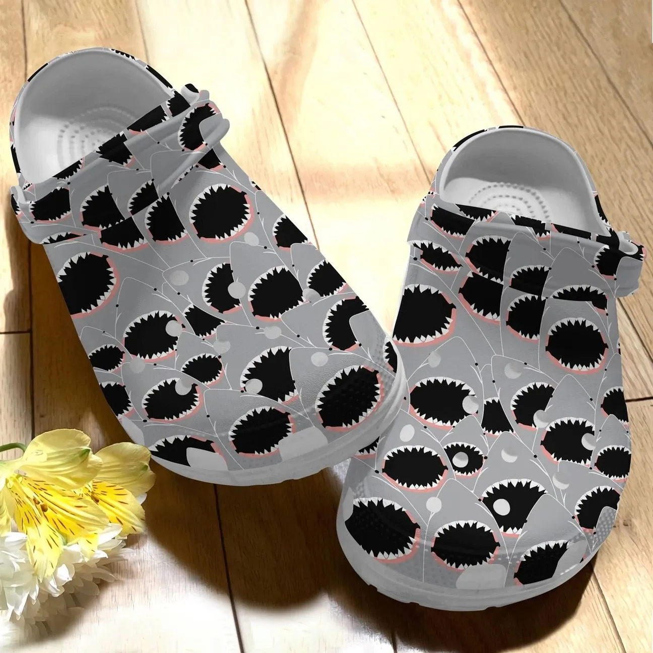 Shark Personalize Clog Custom Crocs Fashionstyle Comfortable For Women Men Kid Print 3D Cute SharkS Jaw